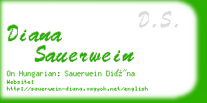 diana sauerwein business card